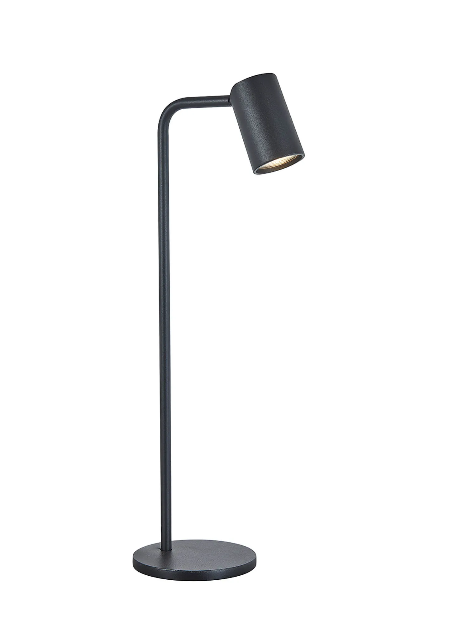 M7516  Sal 53.5cm 1 Light Table Lamp Matt Black